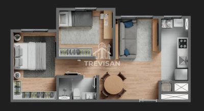 Apartamento, 2 quartos, 46 m² - Foto 4