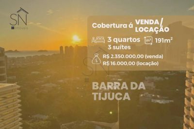 Cobertura, 3 quartos, 191 m² - Foto 1