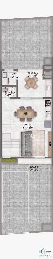 Sobrado, 2 quartos, 93 m² - Foto 3