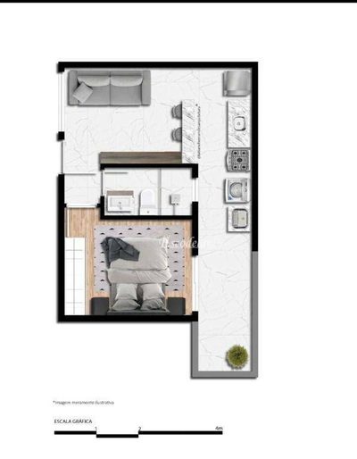 Apartamento, 1 quarto, 38 m² - Foto 5