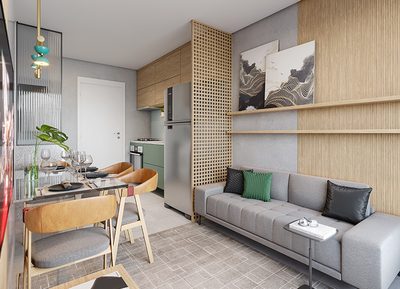 Apartamento, 1 quarto, 28 m² - Foto 2