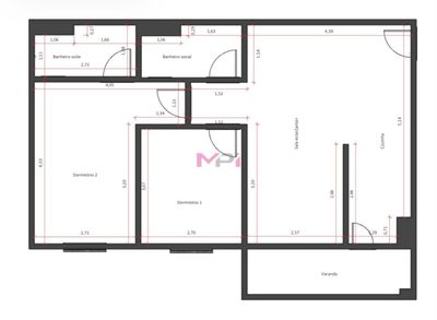 Apartamento, 2 quartos, 68 m² - Foto 3