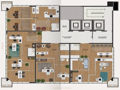 Sala-Conjunto, 61 m² - Foto 3