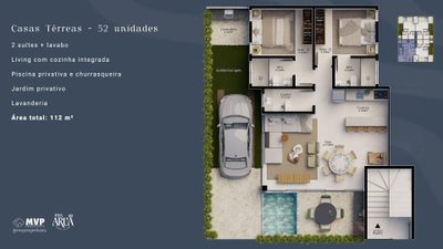 Casa, 2 quartos, 112 m² - Foto 2