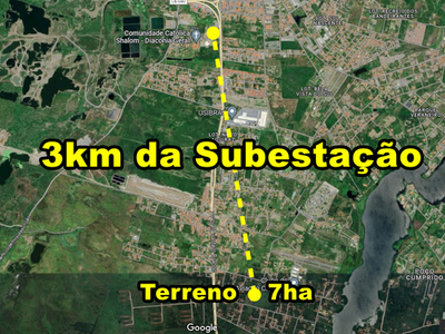Terreno, 7 hectares - Foto 1