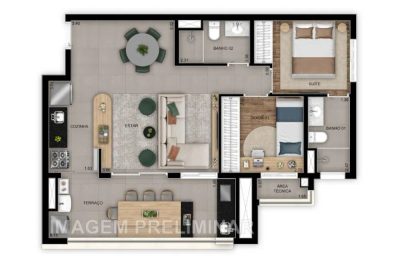 Apartamento, 3 quartos, 96 m² - Foto 5