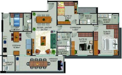 Apartamento, 4 quartos, 193 m² - Foto 5