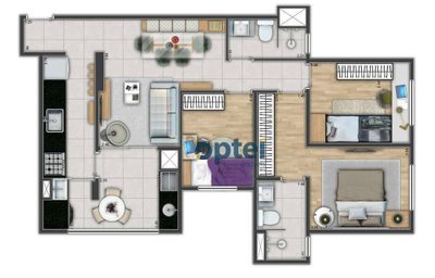 Apartamento, 3 quartos, 73 m² - Foto 5