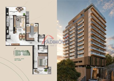 Apartamento, 1 quarto, 46 m² - Foto 3