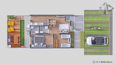 Casa, 2 quartos - Foto 3