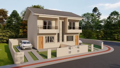 Sobrado, 2 quartos, 73 m² - Foto 1