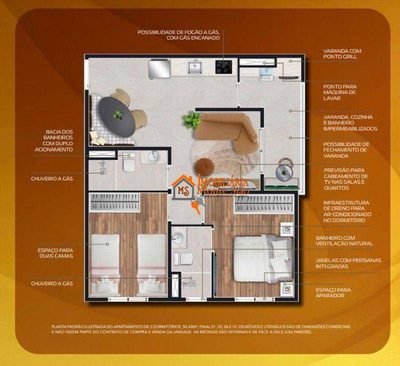 Apartamento, 2 quartos, 72 m² - Foto 3