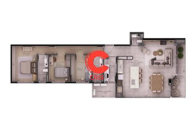 Apartamento, 3 quartos, 145 m² - Foto 5