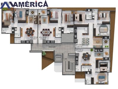 Apartamento, 2 quartos, 56 m² - Foto 4