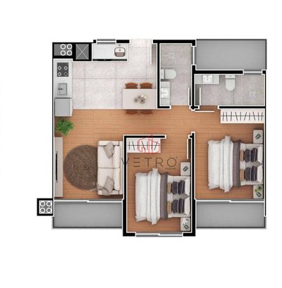 Apartamento, 2 quartos, 134 m² - Foto 2