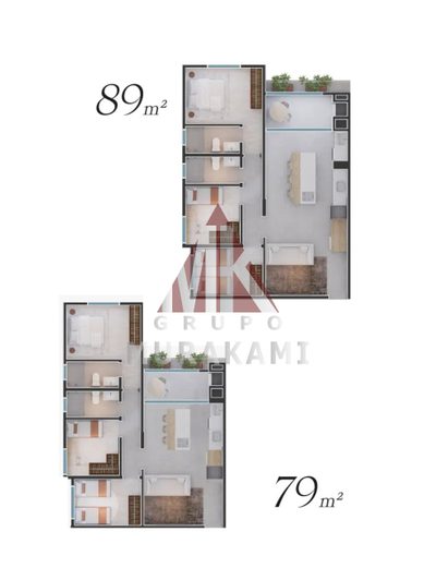Apartamento, 3 quartos, 79 m² - Foto 3