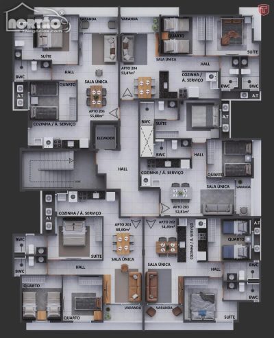 Casa, 3 quartos, 54 m² - Foto 5