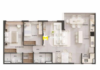 Apartamento, 3 quartos, 72 m² - Foto 4