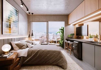Apartamento, 1 quarto, 48 m² - Foto 3