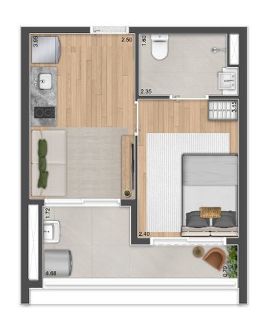 Loja-Salão, 26 m² - Foto 5