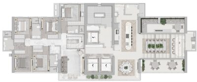 Apartamento, 4 quartos, 146 m² - Foto 3