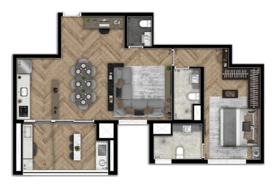 Apartamento, 3 quartos, 179 m² - Foto 2