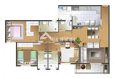 Apartamento, 3 quartos, 121 m² - Foto 2