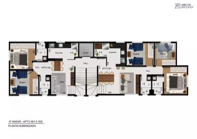 Cobertura, 3 quartos, 82 m² - Foto 1