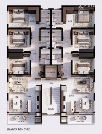Apartamento, 3 quartos, 81 m² - Foto 3