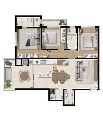 Apartamento, 2 quartos, 117 m² - Foto 5