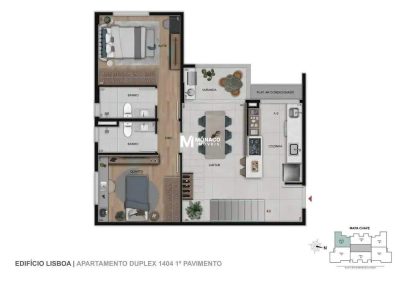 Cobertura, 2 quartos, 116 m² - Foto 4