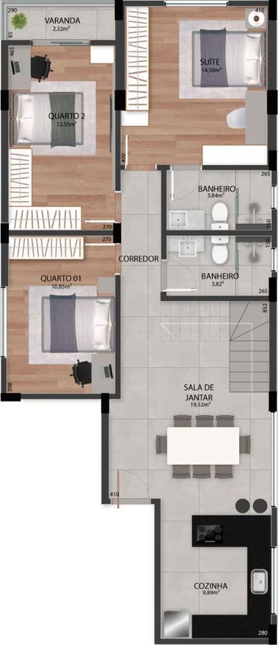 Cobertura, 4 quartos, 224 m² - Foto 1