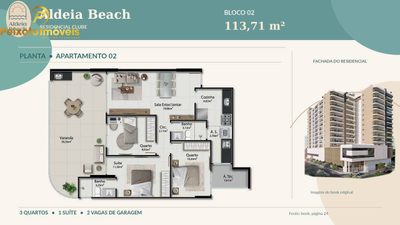Apartamento, 3 quartos, 113 m² - Foto 2