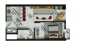 Apartamento, 2 quartos, 64 m² - Foto 2