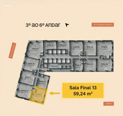 Sala-Conjunto, 59 m² - Foto 3