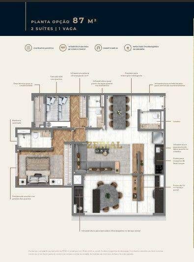 Apartamento, 2 quartos, 87 m² - Foto 1