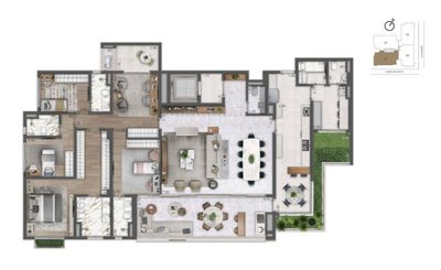 Apartamento, 4 quartos, 252 m² - Foto 4