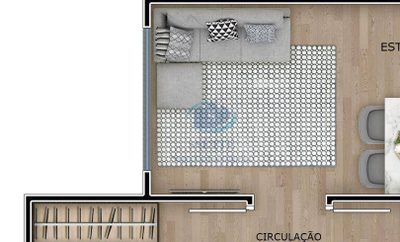 Apartamento, 2 quartos, 43 m² - Foto 2