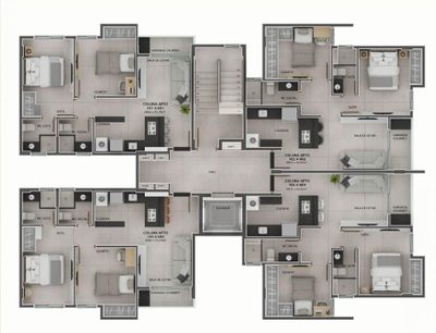 Apartamento, 2 quartos, 52 m² - Foto 1