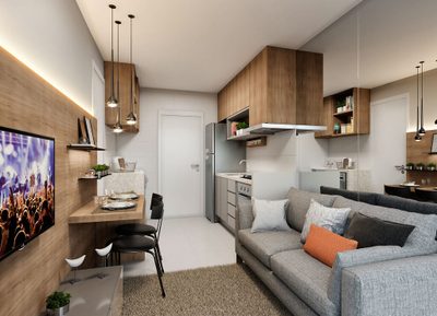 Apartamento, 2 quartos, 34 m² - Foto 3