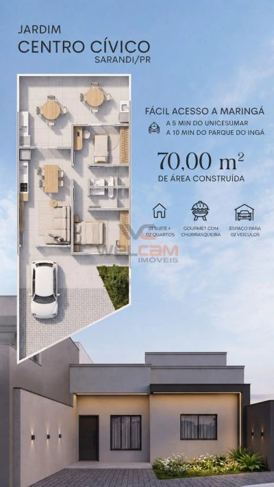 Casa, 2 quartos, 128 m² - Foto 1