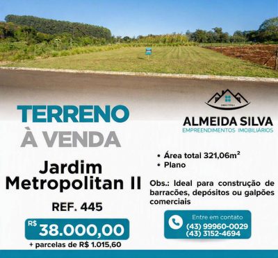 Terreno, 321 m² - Foto 1