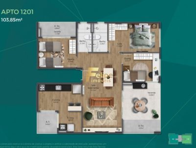 Apartamento, 3 quartos, 113 m² - Foto 3