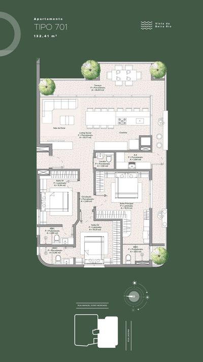 Apartamento, 3 quartos, 122 m² - Foto 3