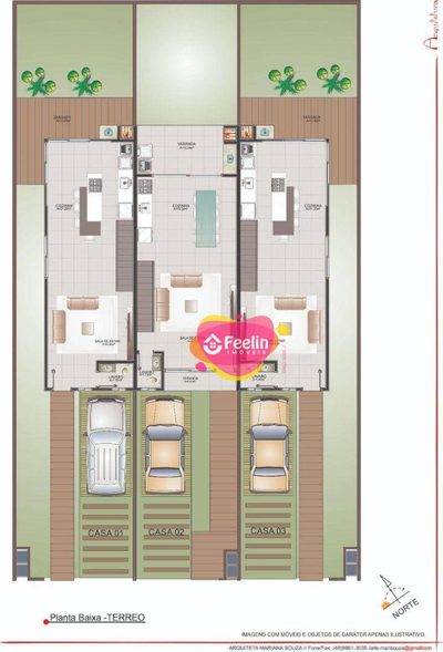 Casa, 3 quartos, 120 m² - Foto 3