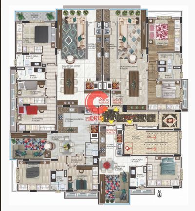 Apartamento, 3 quartos, 137 m² - Foto 2