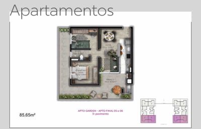 Apartamento, 2 quartos, 85 m² - Foto 1