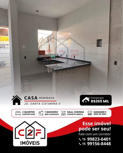 Casa, 2 quartos, 54 m² - Foto 1