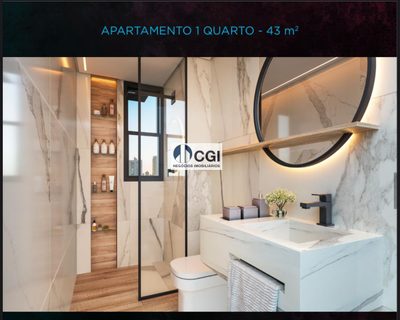 Apartamento, 1 quarto, 43 m² - Foto 1