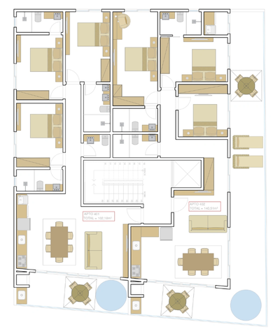 Cobertura, 3 quartos, 102 m² - Foto 5